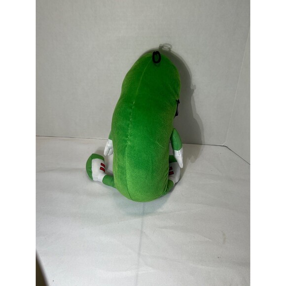 MR PICKLE STUFFED PLUSH DOLL W/ MUSTACHE AND PLASTIC GLASSES FIESTA - Picture 4 of 6